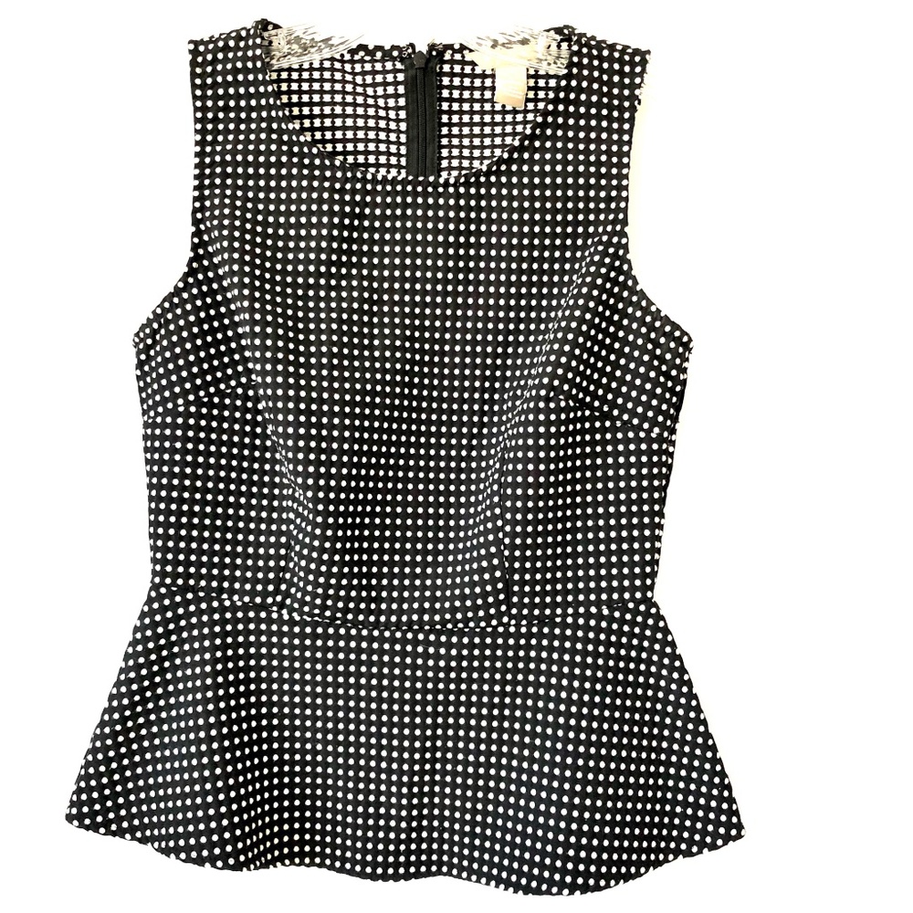 BANANA REPUBLIC Black & White Bodice Top, 2